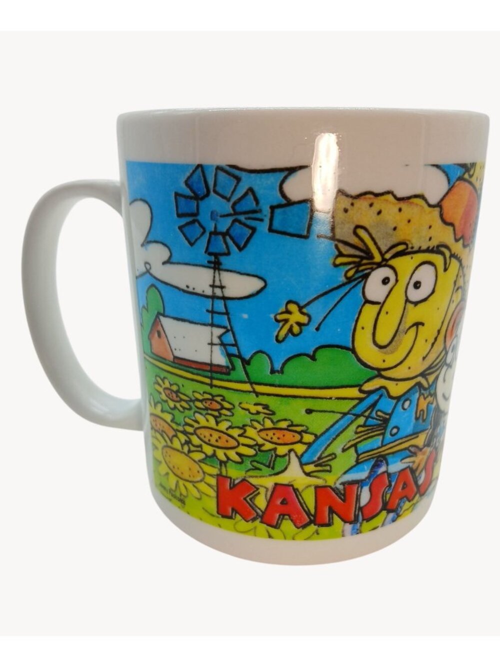 Kansas Is Oz-Some Cartoon Coffee Mug 11 Oz White Ceramic Silver Phoenix Oz Avery